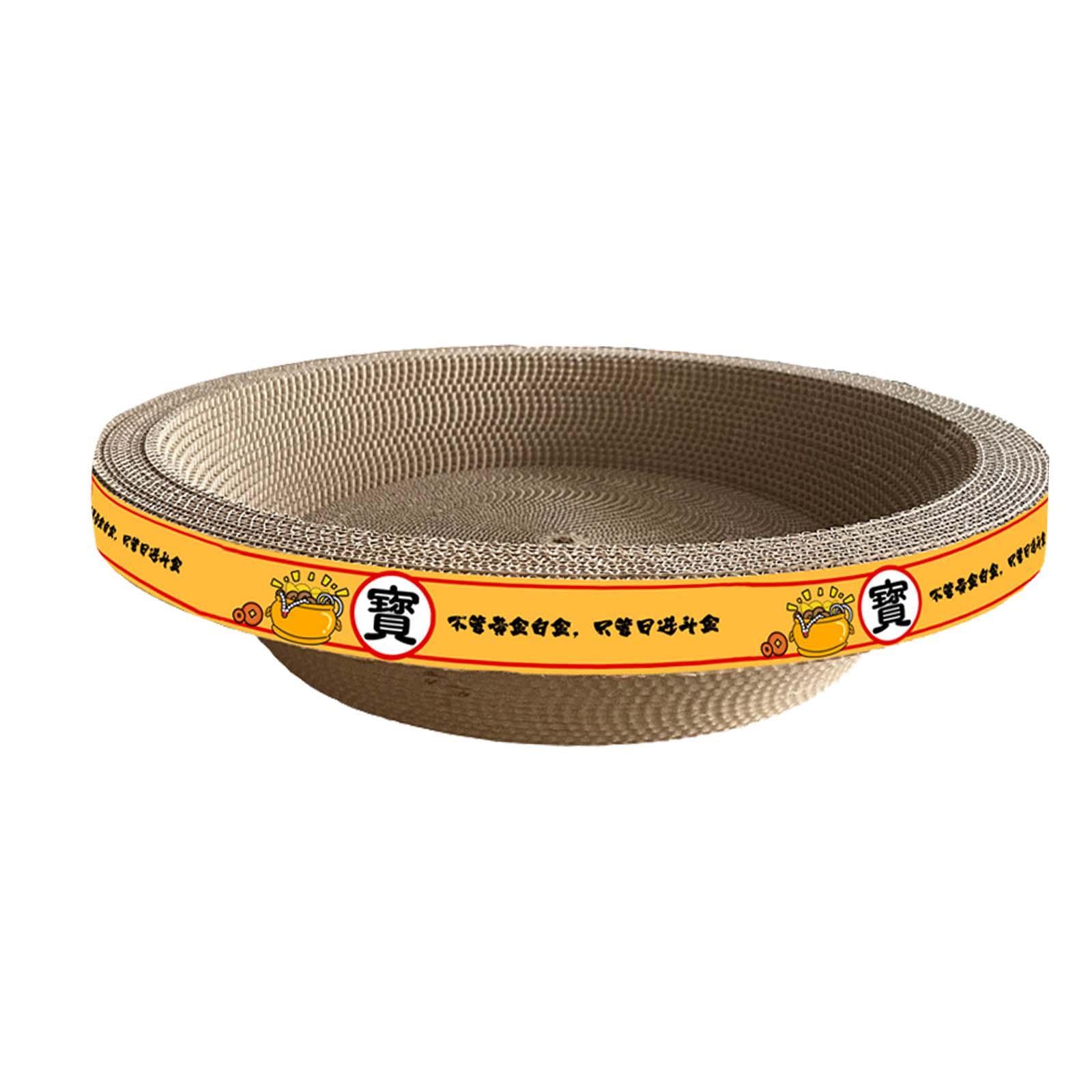 Cat Scratcher Cardboard Cat Scratcher Bowl Corrugated Scratch Pad Lounge Bed