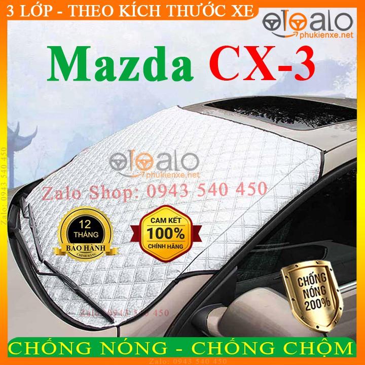 Bạt Phủ Ô Tô Mazda CX3 Cao Cấp 3 Lớp Chống Nắng Nóng Chống Nước Chống xước
