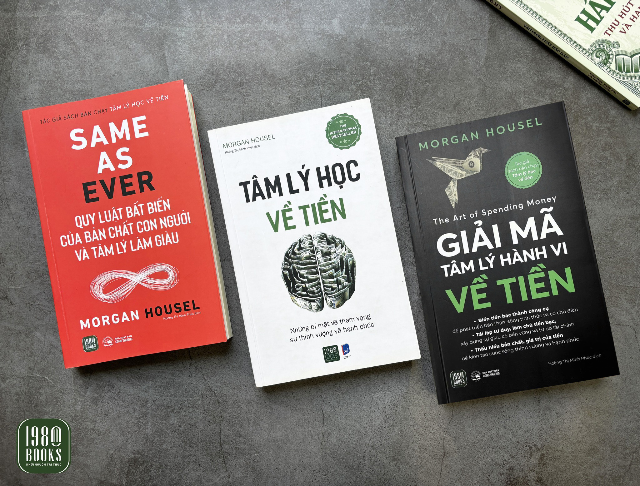 Combo 3 cuốn: Tâm Lý Học Về Tiền + Giải Mã Tâm Lý Hành Vi Về Tiền + Same As Ever