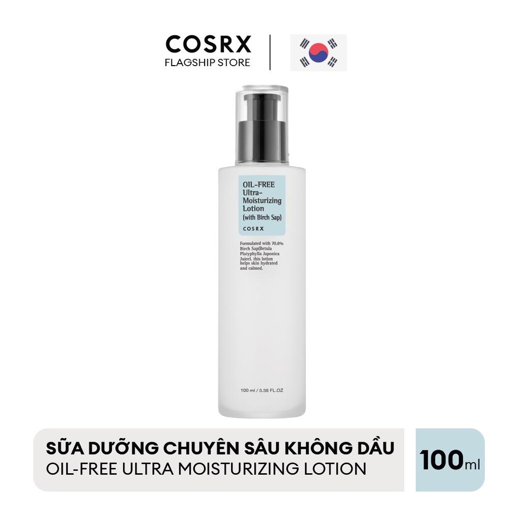 Sữa Dưỡng Ẩm Chuyên Sâu Không Chứa Dầu COSRX Oil-Free Ultra Moisturizing Lotion with Birch Sap