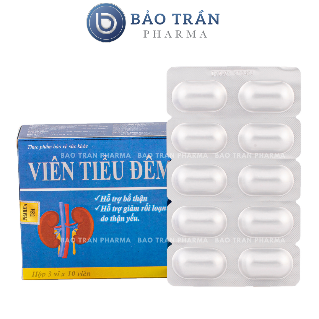 Viên uống hỗ trợ giảm tiểu đêm, tiểu buốt, tiểu nhiều lần Tiểu đêm Roxtech