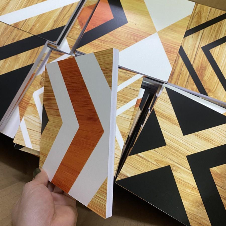 BỘ TRANH GỖ MINIMALISM 3D dán tường phong cách Châu Âu