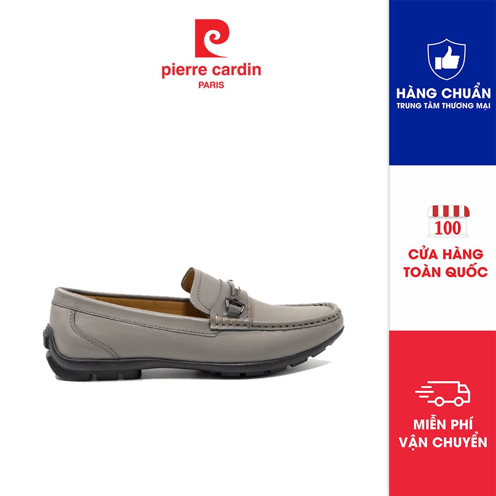 Giày Nam Pierre Cardin Horsebit Loafer - Pcmfwlf 517 - Grey - 41