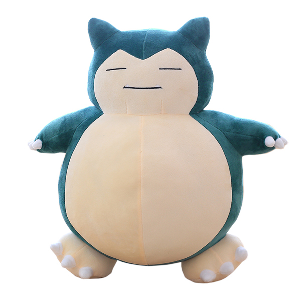 Gấu Bông Pokemon Snorlax Ham Ngủ Gb24 (Tặng 1 Móc Khóa Dây Da Pu Đính Đá Lấp Lánh Màu Ngẫu Nhiên