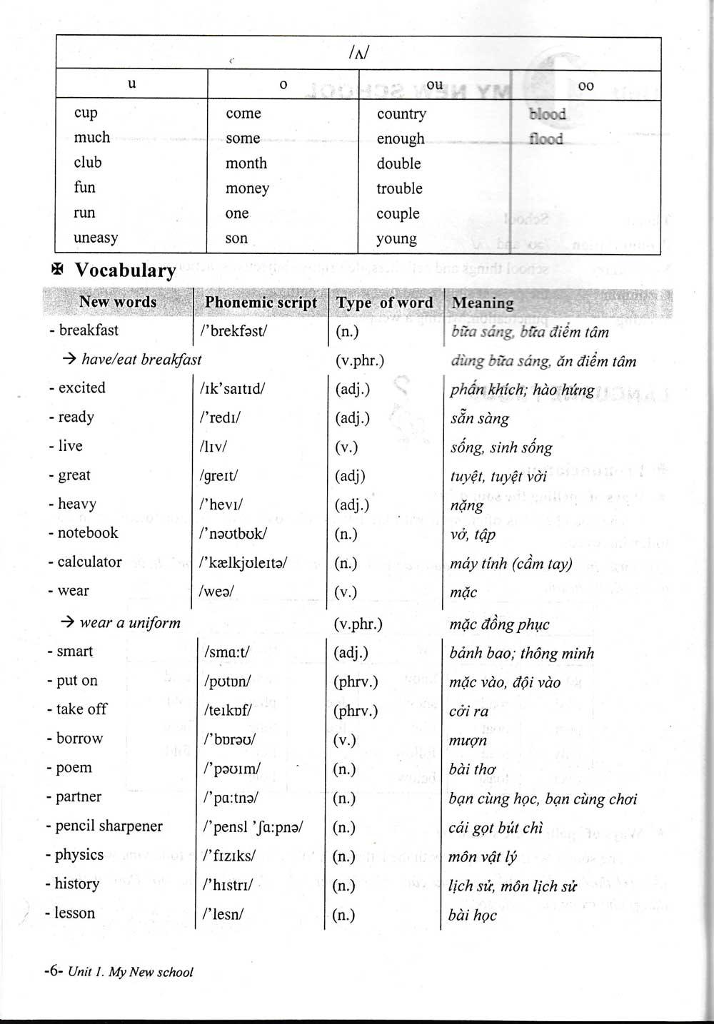 English Practice 6 (Book 1) (No Answer Key)
