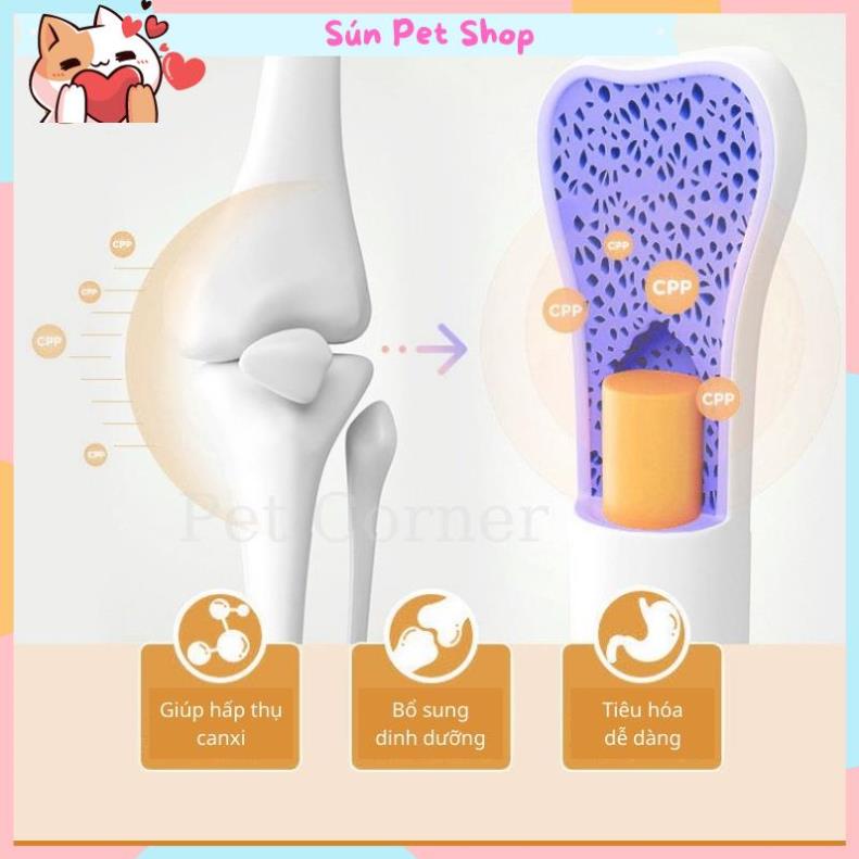 Canxi cho chó mèo Borammy bổ sung vitamin, canxi bảo vệ xương và hỗ trợ tiêu hóa