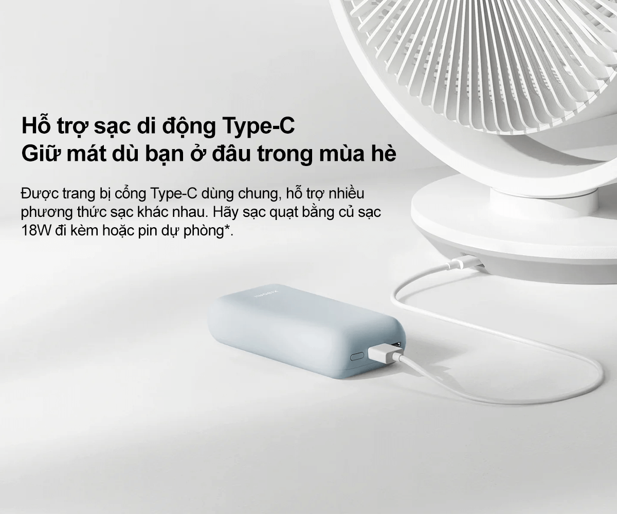 Quạt để bàn Xiaomi Smart Desktop Air Circulation Fan - GiaPhucStore | Hàng Chính Hãng