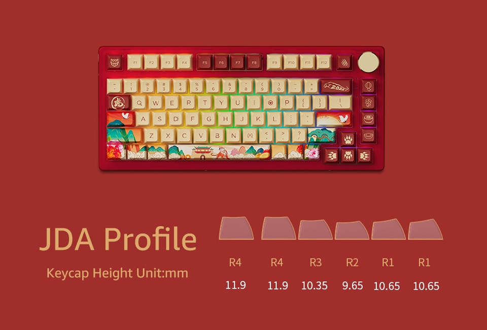 Bàn phím AKKO PC75B Plus Year of Tiger - AKKO CS Switch _Hàng chính hãng