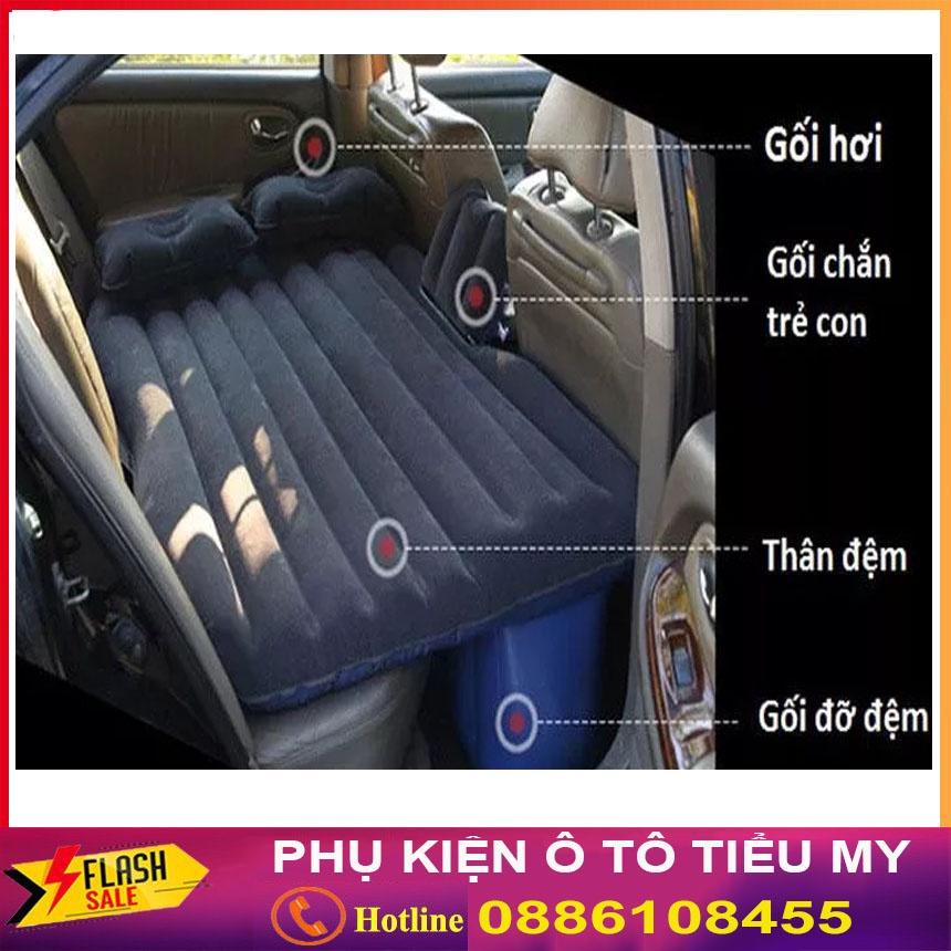 Đệm Hơi Ô Tô Đế Rời - Nệm Hơi Ô Tô Loại Dày Cao Cấp Tặng Phụ Kiện Bơm Đi Kèm