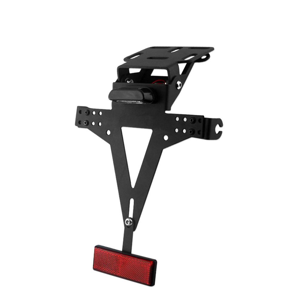 Motorcycle Adjustable Angle License Plate Frame Motorcycle License Plate Holder Metal Bracket for Motorcycle License Plate