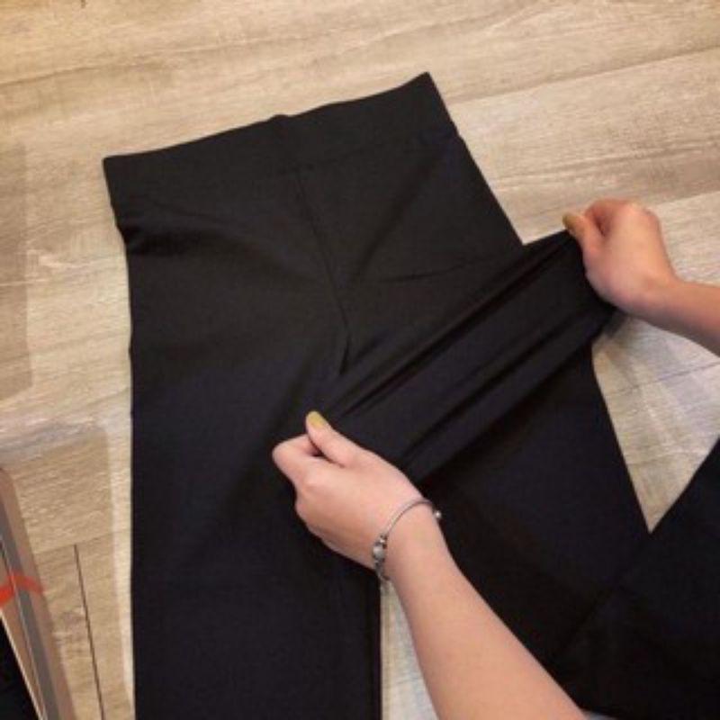 Quần Legging Big Size Vải Umi Hàn Siêu mịn đẹp co dãn 4 chiều