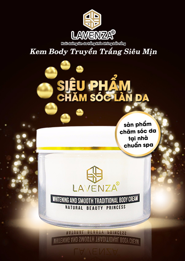 Kem body truyền trắng siêu mịn Behome spa Lavenza 150ml