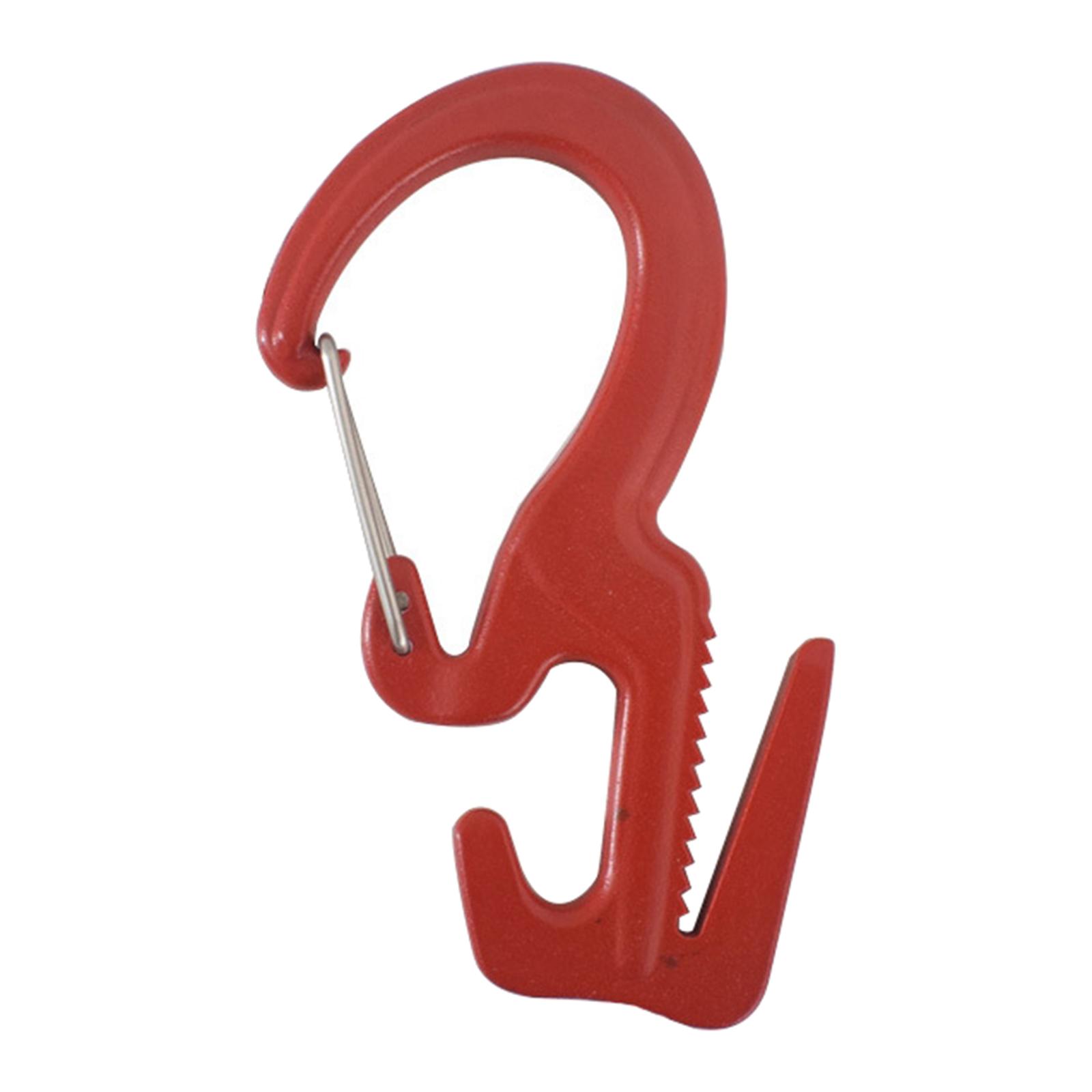 Spring Snap Hook, Aluminium Alloy Carabiner Steel Clips Keychain Heavy Duty Quick Link for Camping Hiking Traveling Fishing