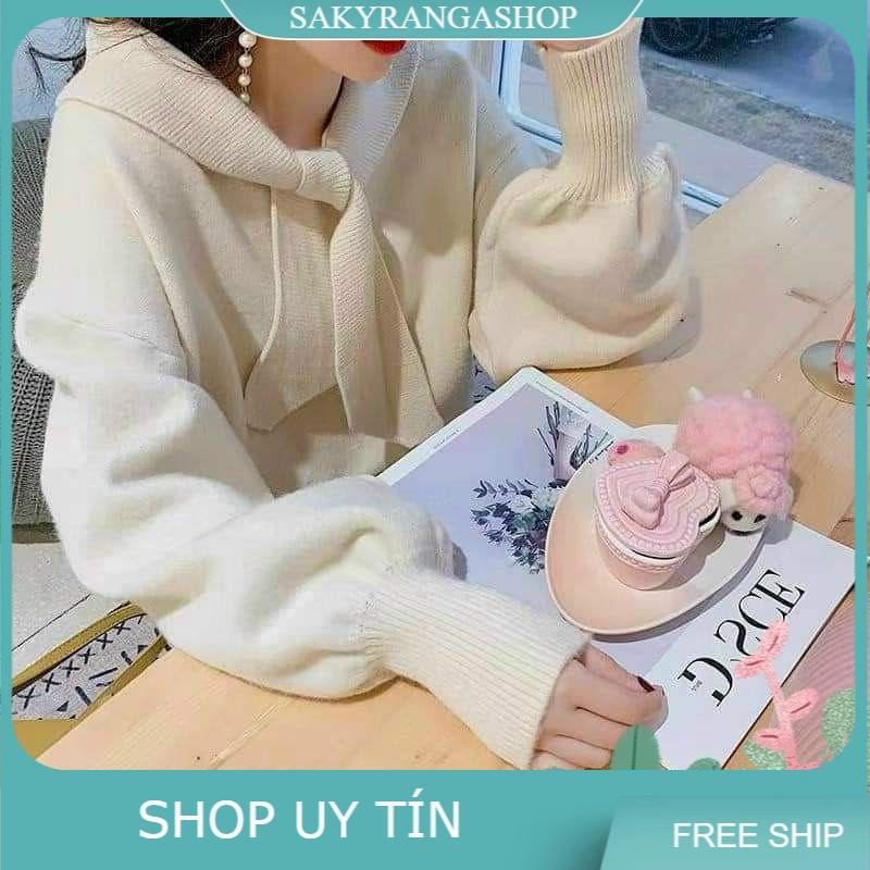 ÁO LEN TAY BO PHỐI CỔ CÁCH ĐIỆU