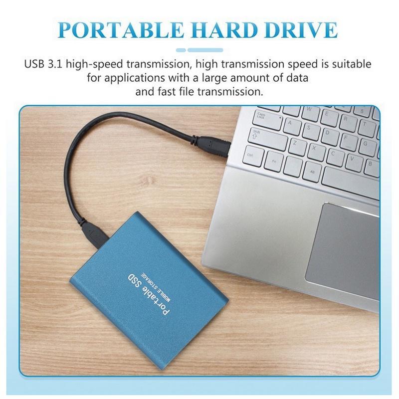Ổ Cứng Ngoài M.2 SSD 500GB USB3.1 2TB 4TB 8TB SSD Tốc Độ Cao Cho Laptop