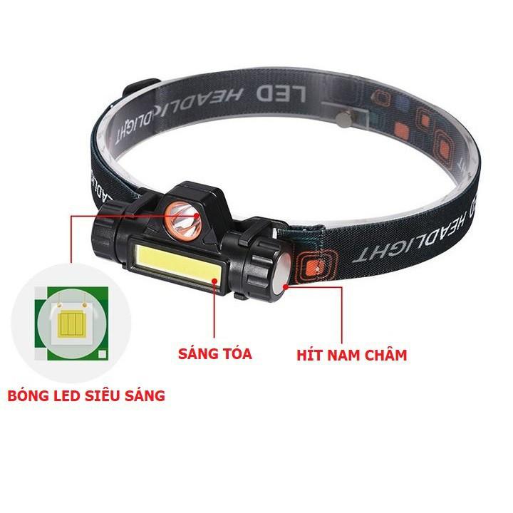 Đèn pin đôi đầu câu cá , dã ngoại