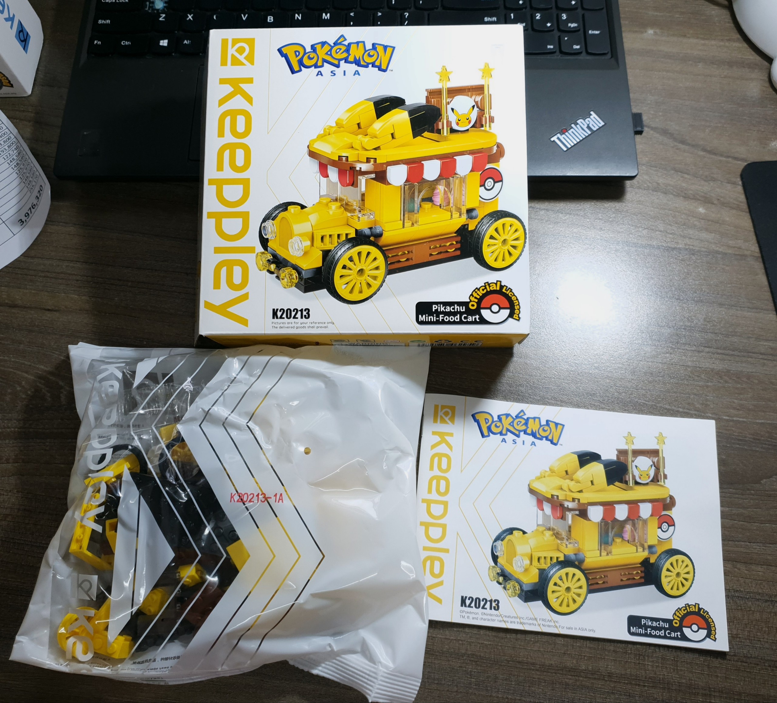 Đồ Chơi Xếp Hình Xe Pikachu KEEPPLEY K20213 QMAN