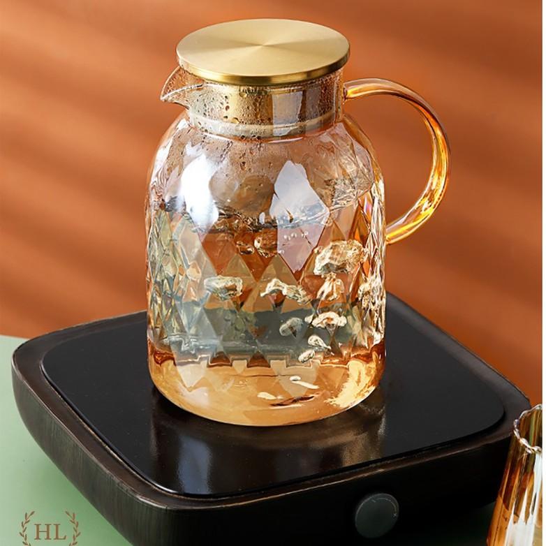 BÌNH THỦY TINH CHỊU NHIỆT | Bình thủy tinh borosilicate siêu nhẹ - chịu lực - chịu nhiệt phong cách Vintage 2022