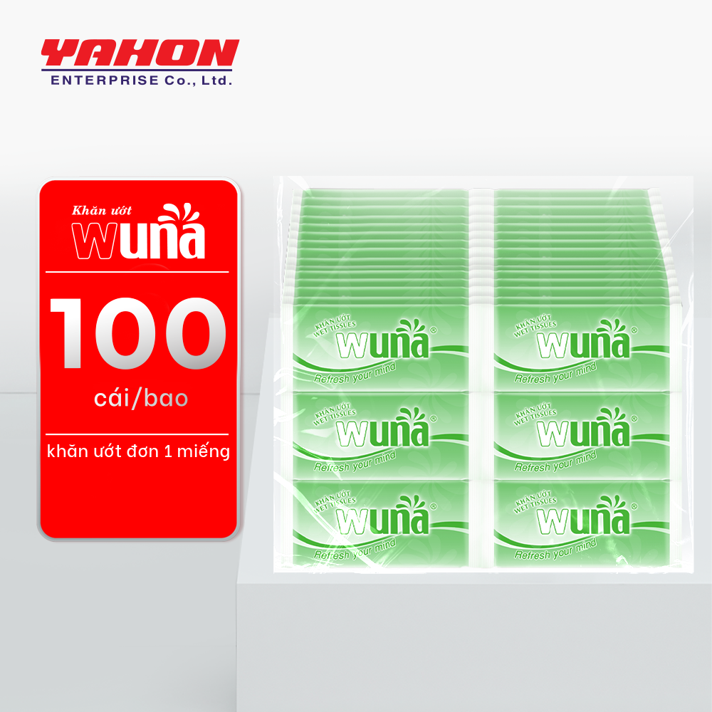 Combo Bao Khăn Ướt WUNA SS 100 Cái/Bao