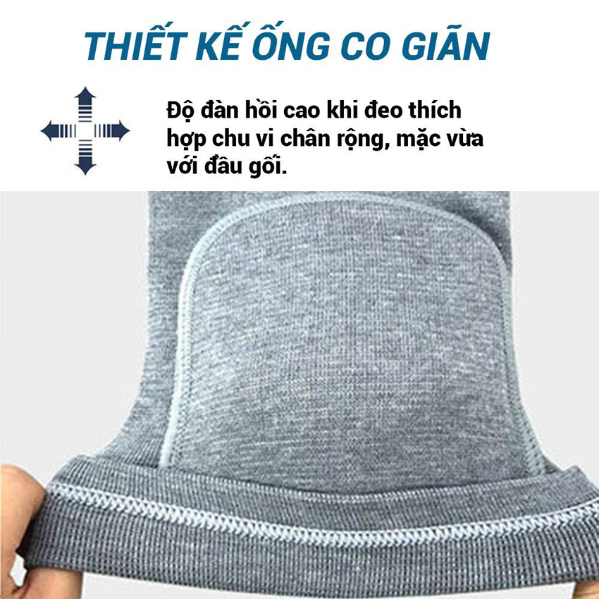 Đai Bảo Vệ Đầu Gối, Miếng Đệm Đầu Gối, Xỏ Gối, Miếng Lót Đệm Dày, Co Giãn Thoải Mái, Giúp Tránh Va Đập, Trầy Xước Đầu Gối