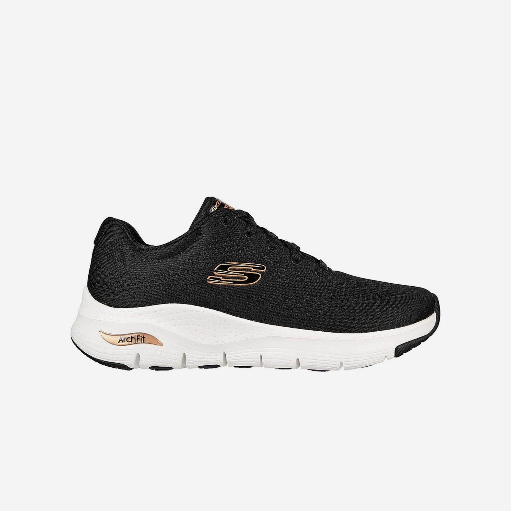 Giày sneakers nữ Skechers Arch Fit - 149057-BKRG