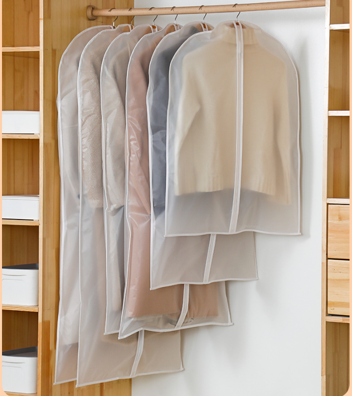 Túi bọc quần áo treo tủ chống bụi, có khóa, chống thấm nước, sắp xếp tủ quần áo GD695-BAKhoa
