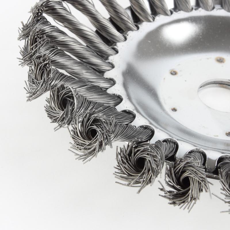 200mm KnOtted IrOn Dây thép đặc Đầu máy cắt cỏ hình côn cho máy cắt cỏ - Vườn và cỏ dại Weedin