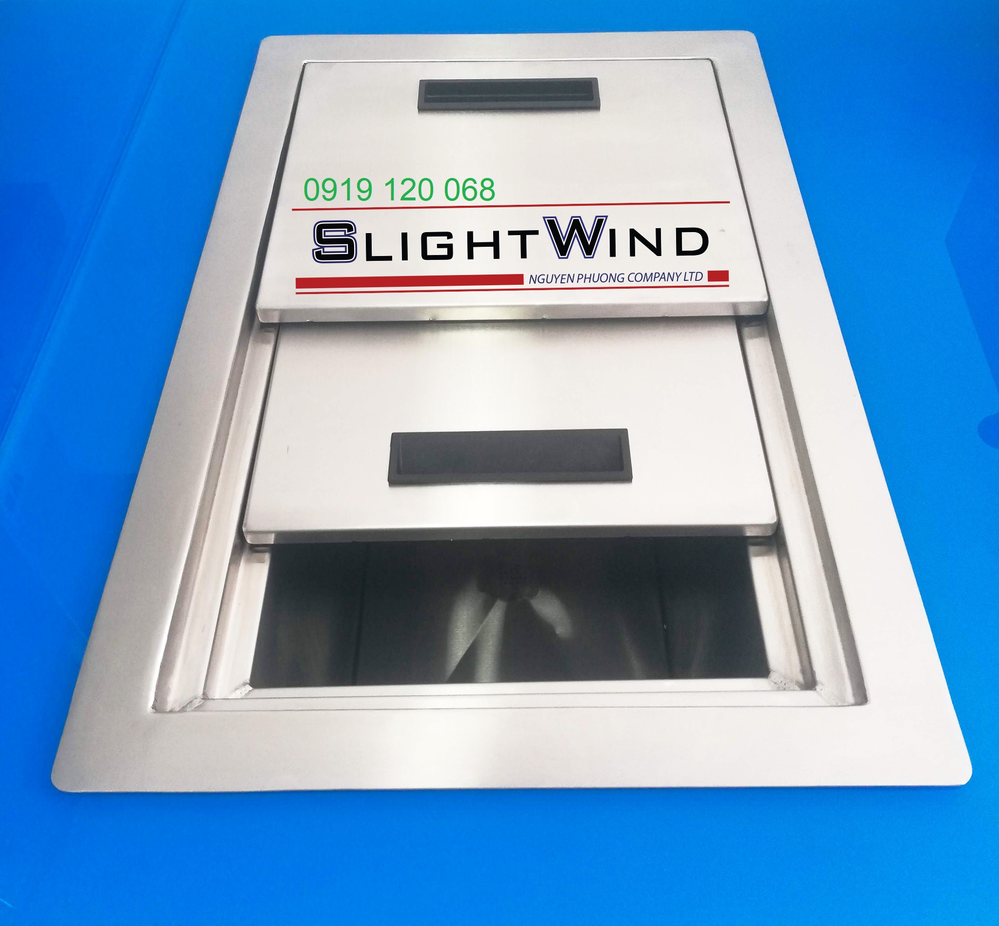 Thùng đá âm quầy Slightwind 2 lớp