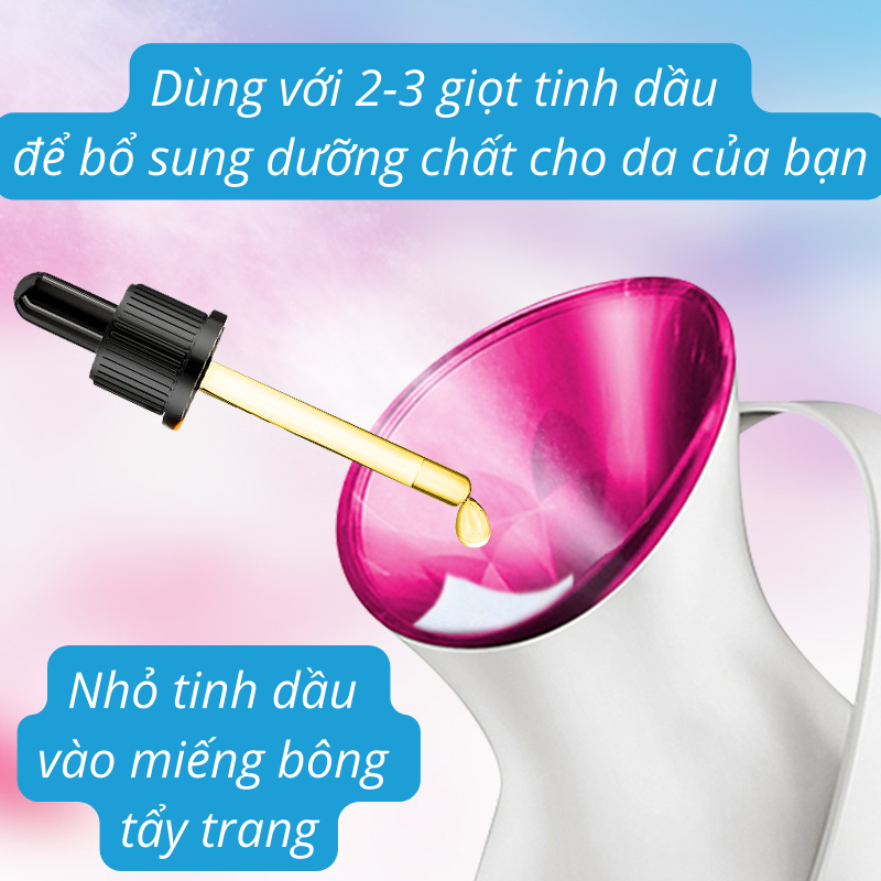 Máy Xông Hơi Sát Khuẩn Mặt Mũi Họng Konka KZ-X6(WE) 100ml Dùng Với Tinh Dầu - Hàng Chính Hãng