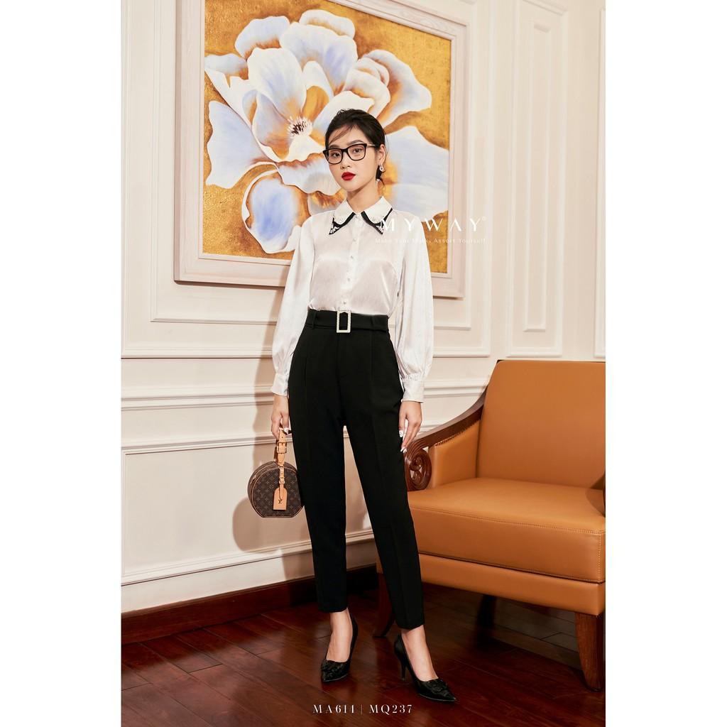 Quần Âu Nữ MY WAY Dáng Đứng Phối Đai Sang Trọng MQ237