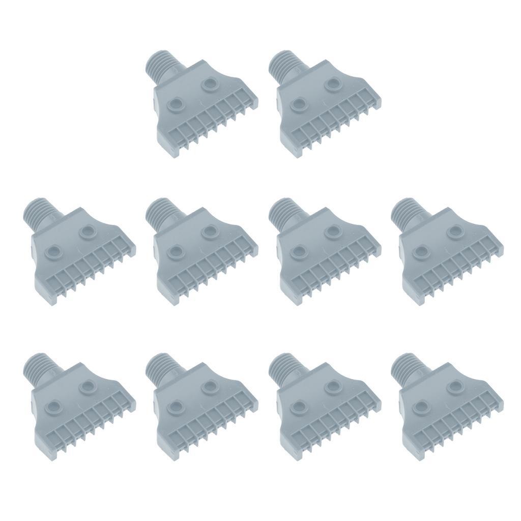10PCS 1/4'' Blower Jet Spray Nozzle Air Nozzle For Cooling/ Drying/ Washing
