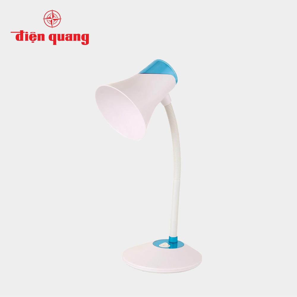 Đèn Bàn Bảo Vệ Thị Lực Điện Quang Đq Dkl15 Wbe Bw Bóng Led Warmwhite - Trắng - Xanh Da Trời