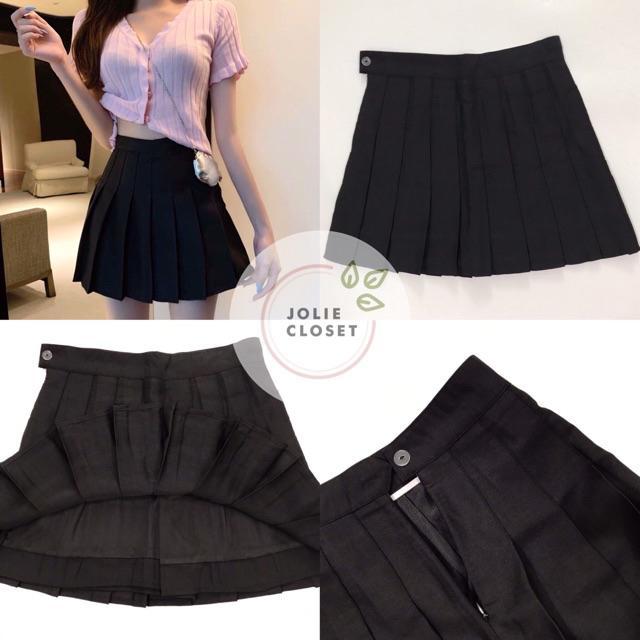 Chân váy xếp ly Tennis Skirt Chữ A Dáng Ngắn Thiết kế xếp ly đẹp rực rỡ