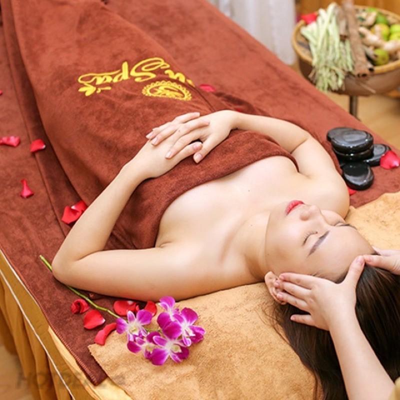 KHĂN TRẢI GIƯỜNG, KHĂN ĐẮP NGƯỜI, KHĂN TẮM CHO SPA