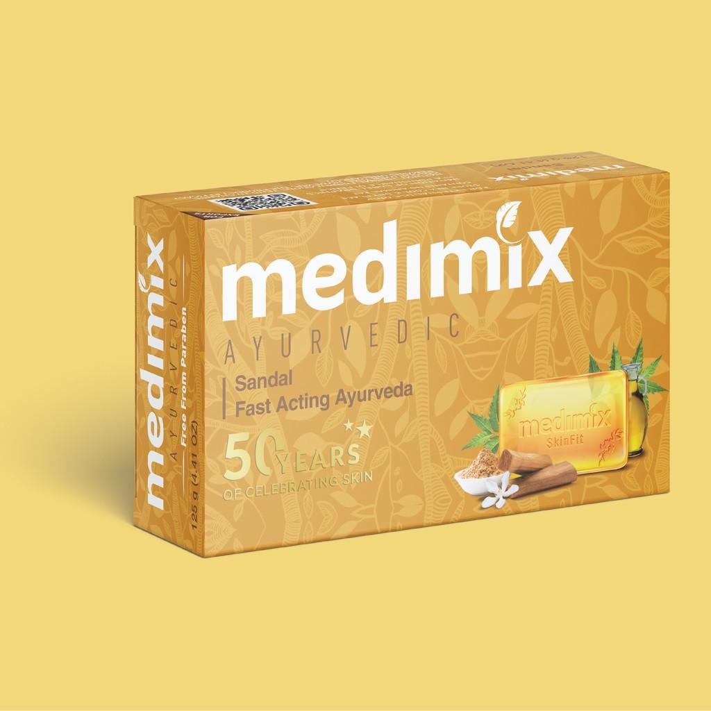 Set 5 Xà Phòng Medimix Đàn Hương Sáng Da 125g/bánh