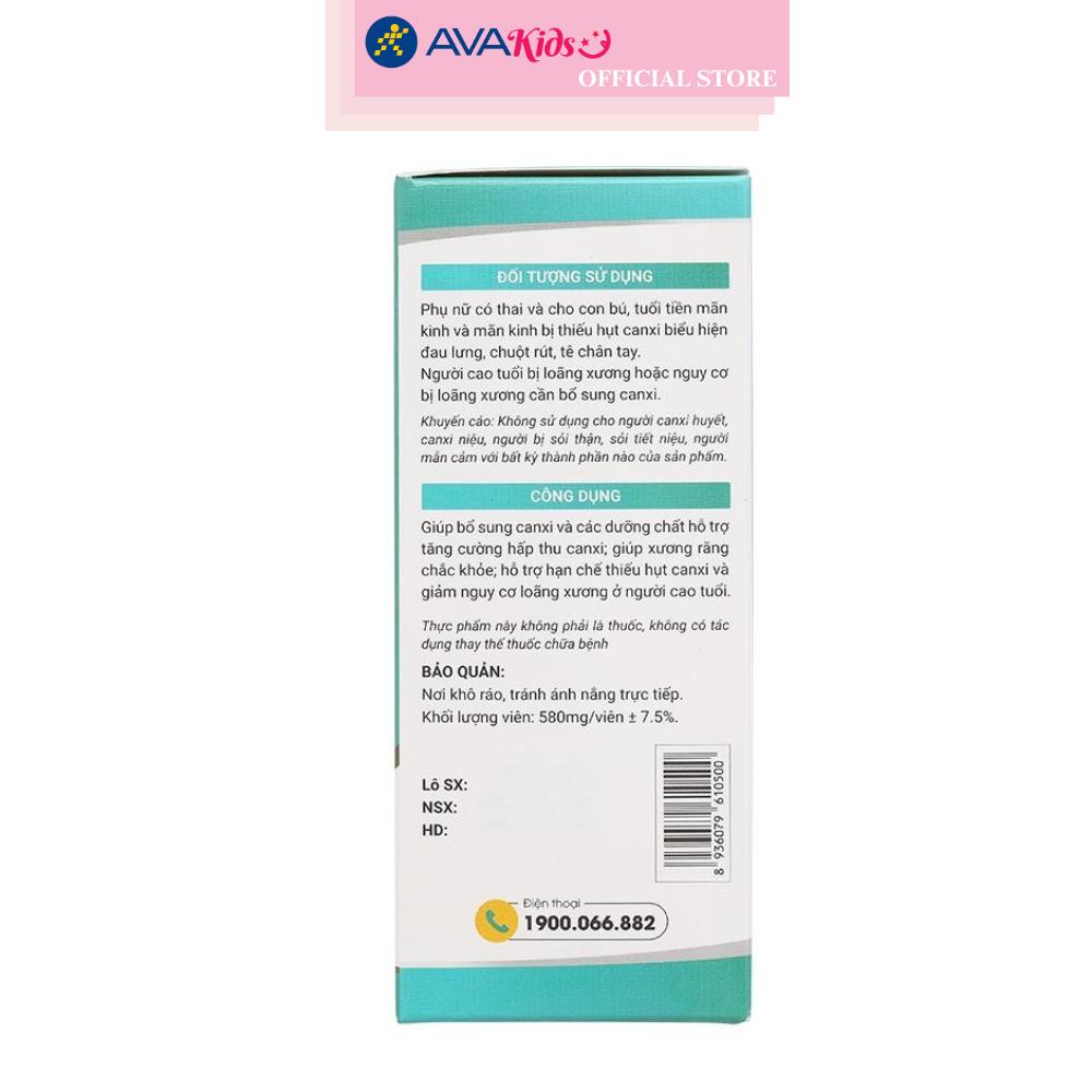 Viên uống Avisure Hi-Cal hỗ trợ xương răng chắc khỏe 60 viên (từ 6 tuổi)
