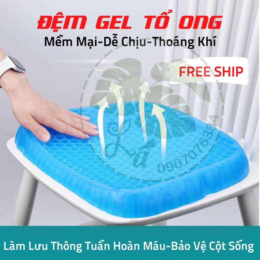 Đệm ghế Đệm ghế ngồi ô tô, văn phòng làm mát thoáng khí, Đệm Gel tổ ong hình