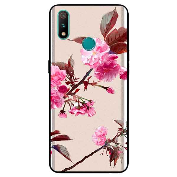 Ốp Lưng in cho Realme 3 Pro Mẫu Cành Hoa Đào - Hàng Chính Hãng