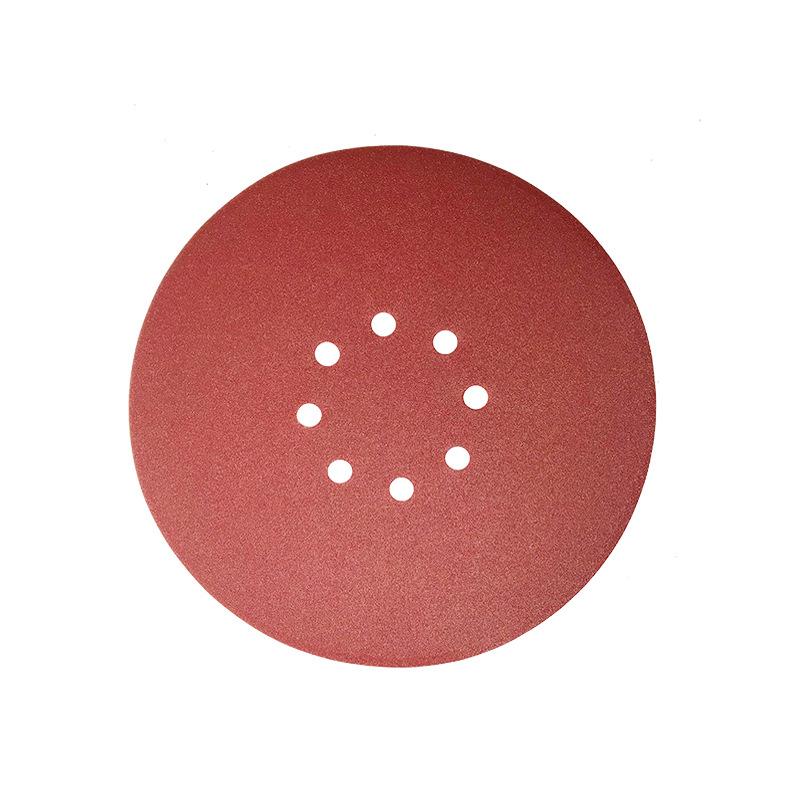 Gói 10 đĩa chà nhám đục lỗ tự dính 225 mm grit 60