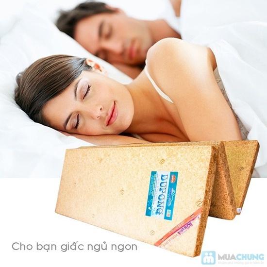 GIẢM SHOCKNệm bông ép Hàn Quốc Dupong dày 5cm gấp 3, nệm gòn ép giá rẻ hàng chính hãng đủ size từ 1m đến 1m8