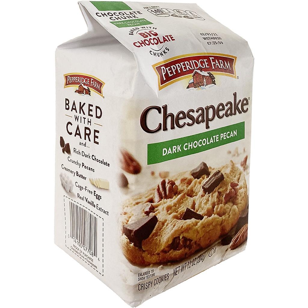 Bánh Quy Vị Sô-Cô-La Đen Và Hạt Hồ Đào Chesapeake Pepperidge Farm 204g