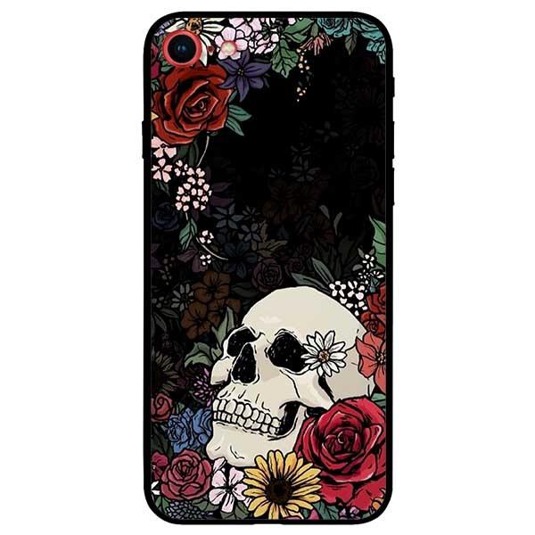 Ốp lưng dành cho iPhone 7 / iPhone 8 - iPhone Se 2020 - 7 Plus / 8 Plus mẫu Họa Tiết Hoa Đầu Lâu