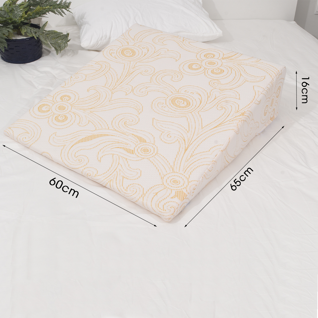 Gối chống trào ngược dạ dày người lớn, kích thước 65*60*16cm- Chống trào ngược acid, ngứa rát cổ họng, viêm họng mãn tính, khó thở