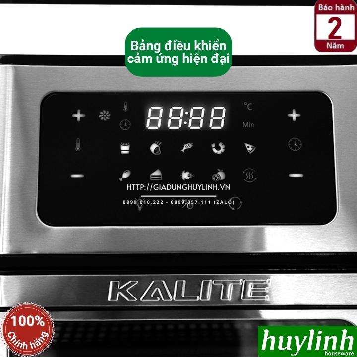 Nồi chiên không dầu điện tử Kalite KL-Q10 - 10 lít - Tặng bao tay + chổi quét - Hàng chính hãng