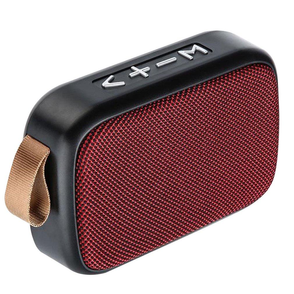 Loa vải kết nối bluetooth không dây di động ngoài trời âm thanh stereo hỗ trợ âm thanh TF có thể tìm kiếm màu: màu đỏ