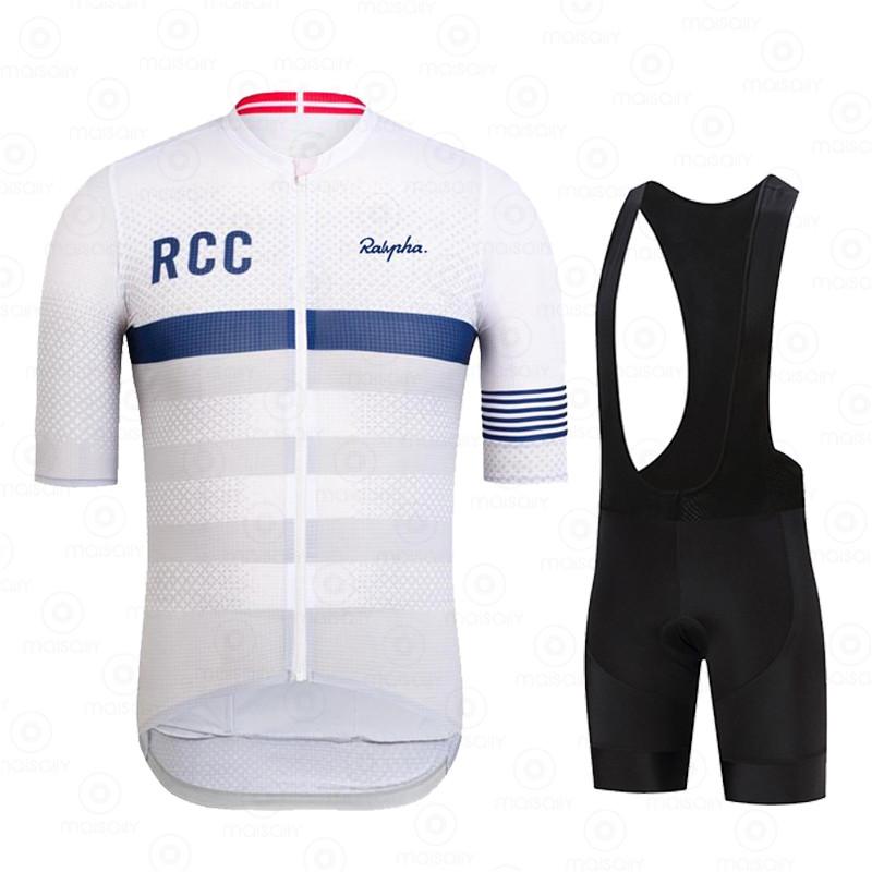 2022 Mùa hè đạp xe Jersey MEN Đàn ông Xe đạp ngắn Rapha Quần áo đạp xe thể thao MTB ROPA Ciclismo Bike Quần áo Color: cycling suit 8 Size: XS