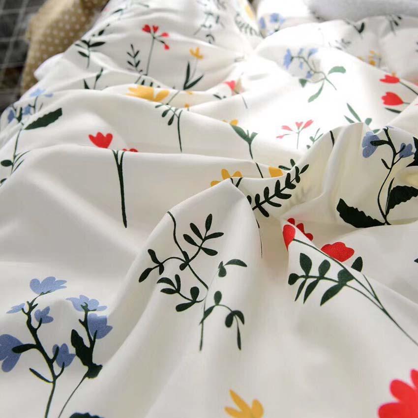 Bộ Chăn Chần Ga Gối Cotton LIDACO SP000801 - Hoa Mùa Hạ