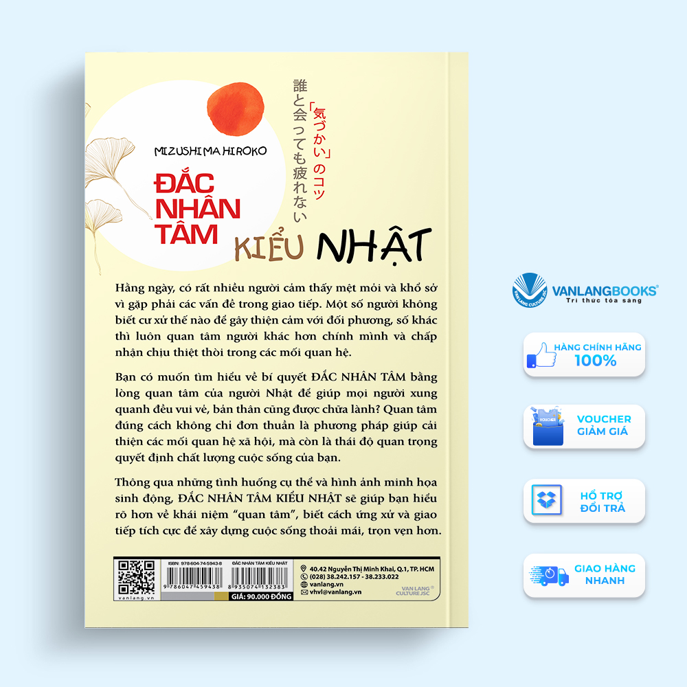 Đắc Nhân Tâm Kiểu Nhật - Tái Bản - Vanlangbooks