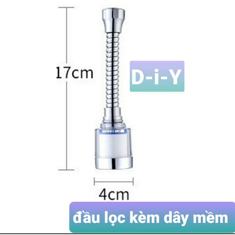 ĐẦU LỌC NƯỚC GẮN VÒI, LỌC CẶN, TĂNG ÁP &amp; XOAY 360* - Đầu lọc&amp; phun 3 kiểu