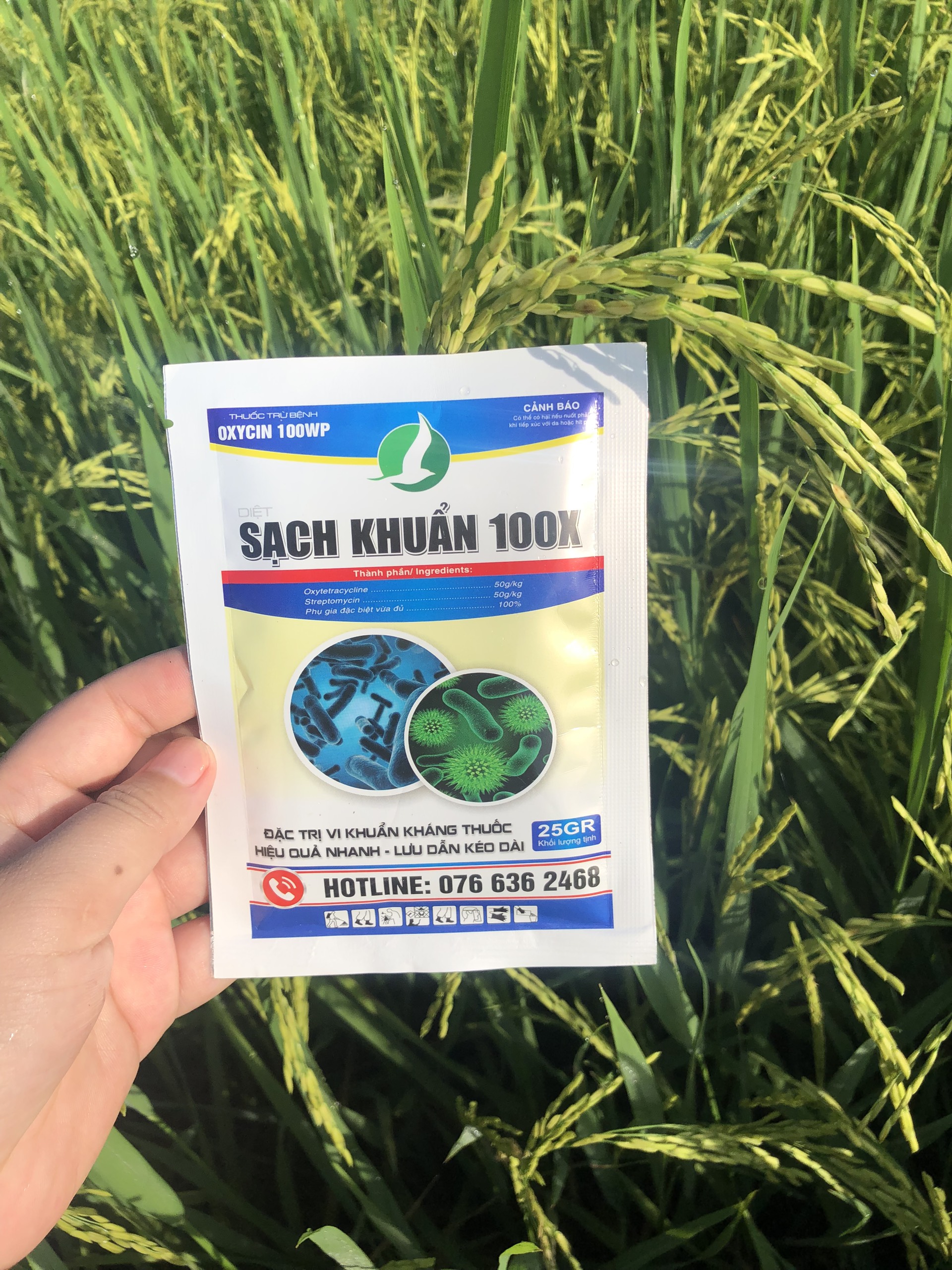 SẠCH KHUẨN 25 gram - HIỆU QUẢ TỨC THÌ/KHÔNG LO VI KHUẨN DÙNG CHO MỌI CÂY TRỒNG
